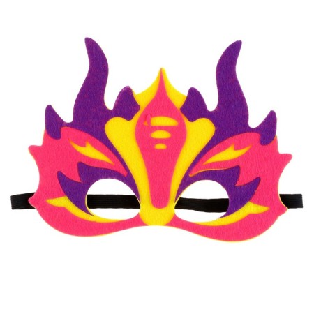 Carnival set "Pink Dragon", cloak and mask-7