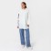 Rawlands adult shortened Look Inside, buttons, white color, size 42-48