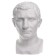 Gypsum figure famous people head Augustus, 26 x 28 x 48 cm