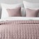 Konni set: cover 230 x 250 cm, pillowcase 45 x 45 cm - 2 pcs, pink color