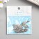 Decor Metal for creativity "Wing with rose" silver (A16767 3x1.1 cm