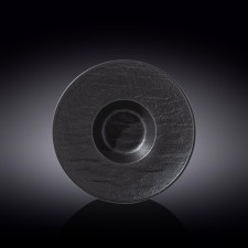 Deep plate Wilmax England Slate Stone, D = 24 cm, 200 ml, Black slate color