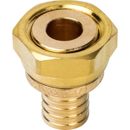 Axial adapter Stout SFA-0019-001612, with a pitch nut 16x1/2 "External thread