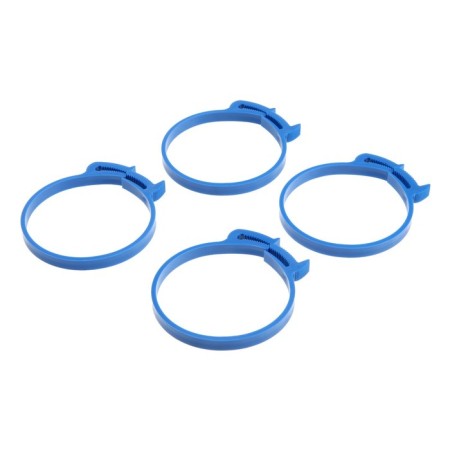 The clamp of the power plastic "Strike", diameter 78-83 mm, reusable, clip-track, 4 pcs.