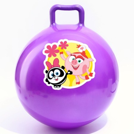 Ball jumping swords "Friends", ordinary with handles, d = 45 cm, 350 g, mix color-2