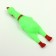 Toy squeak "thoughtful chicken" small for dogs, 16.5 cm, bright green