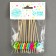 Wooden skewers "Mouse", 12 cm, set 12 pcs.