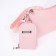 Bag Cross-Bodi with a zipper, pink color