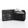 Women's wallet on the button, brown color