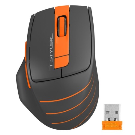 Mouse A4Tech FSTYLER FG30 Gray/Orange optical (2000DPI) wireless USB (6but)-7