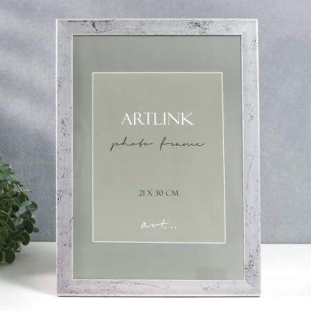 Photo frame Plastic "Connor" 21x30 cm, silver-1