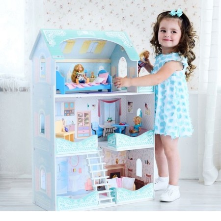 Puppet Paramo House "Vivien Bel", three -story, with furniture-2