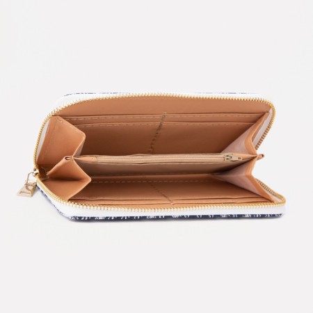 Women's wallet with lightning, blue color-2