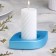 Summary "Eye. Marble" from gypsum, 14.5x9.5x2cm, blue