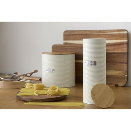 Bank for storing pasta, milk color, 2.7 l-1