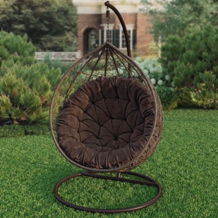 Pillow for swing "Tina", diameter 115 cm, color Venge