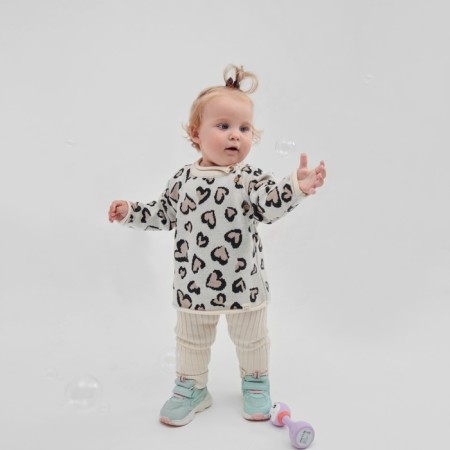 Jumper knitted baby i LEO LOVE Growth 92-98 cm-4