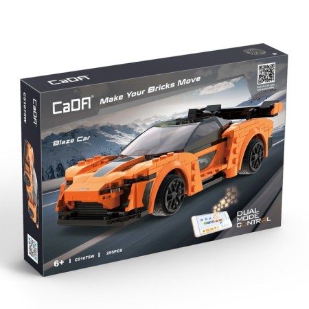 Radio -controlled designer "Sports", 295 parts, 2 control options-4