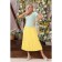Female skirt, size 46, yellow color
