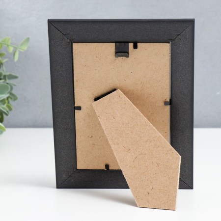 Photo frame plastic "Mira" 10x15 cm gold (plastic screen)-3