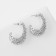 Earrings Metal "Style" neon, color silver