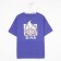 Diva T -shirt Oversize villain, purple color