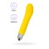 Stimulator of the goromantica awe, 12 cm, silicone, yellow color