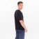 T -shirt male, black color, Face, size 52