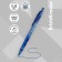 Automatic ballpoint handle XR-30, node 0.7 mm, rubber holder, letter line length 1000 meters, blue ink blue