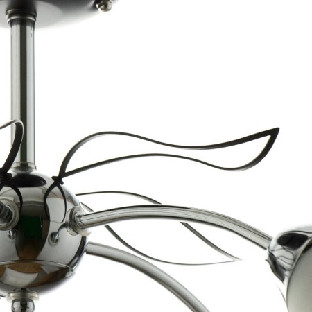 Svetogor chandelier "Music" 5x60W E27 Black/Chrome-4