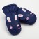 Winter children's mittens minku, blue color, size 16 (18 cm)