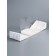Box under the bento-port with ribbons, white, 21 x 21 x 25 cm