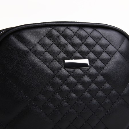 Bag Women's Cross-Bodi with a zipper, black color-4