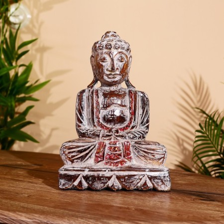 Souvenir "Buddha" Albezia 30 cm-1