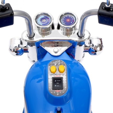 Electric car "Chopper", blue color-5