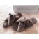 Slippers # 7 women, size 35.5, purple color