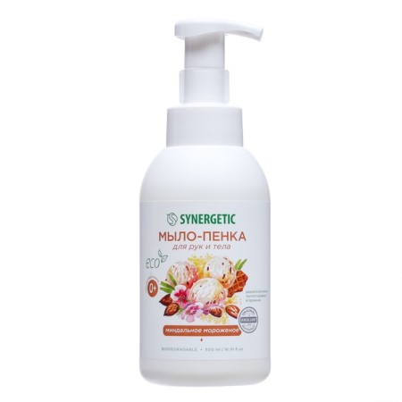 Synergetic soap-toy almond ice cream, 500 ml