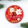 Snow Winter incense stand, d = 6 cm