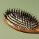 The comb massage, natural/combined bristles, 6 × 22 cm, color "Light wood"