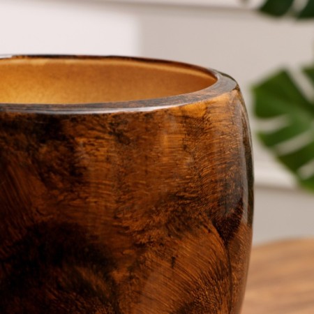 Set of pots 3 pcs. "Spring" brown 15 l/ 5.5 l/ 1.5 l-3