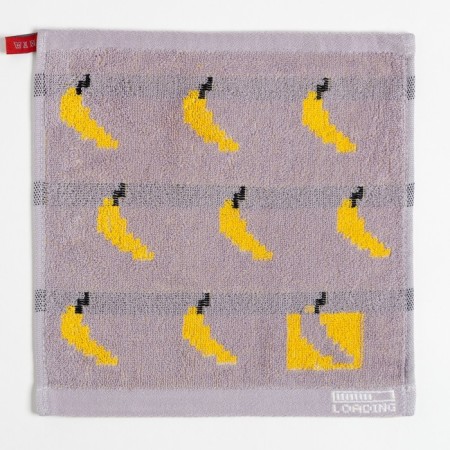 Towel kitchen Ethel bananas col. Gray, 25*25 cm 100% cotton-1