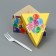 Cake for a cake with a fork, confectionery packaging "Balls", 14 x 9 x 12 cm