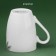Porcelain share mug "Christmas evening", 330 ml, white color