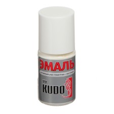 Эмаль Kudo автомобильная ремонтная  с кисточкой "Белый 201", 15 мл