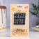 Candles in the Golden Star cake, 6 cm, 12 pcs, black