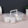 Organizer with a 1 Sectic lid 23*13*9.5cm transparent/BEN V/u UKL QF