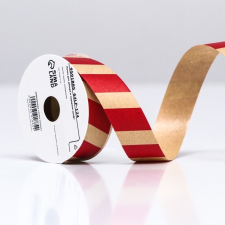 Ribbon for decor and gifts Kraft "Strips" 2cm x 5 m