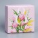 Box Gift team, packaging, “March 8”, 15 x 15 x 7 cm