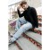 Jumper male ise, size 58, black color