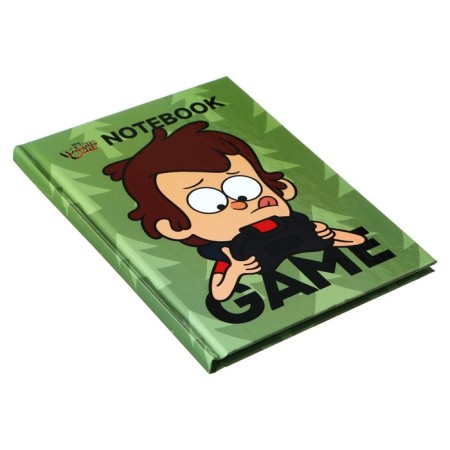 Notebook, A6, 48 sheets, in a cage, Gravity Falls, a solid cover, glossy lamination, an offset block 60g/m2-1